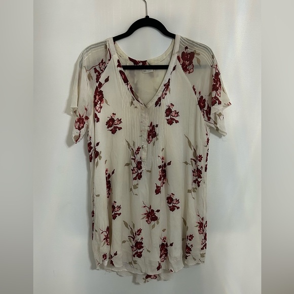 Floral Flowy Mini Dress - Picture 1 of 6